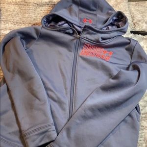 Under Armor zip up hoodie.